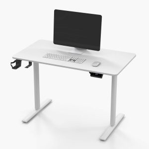 Adjustable Electrical Standing Desk by Homall – 43″/55″/63″ Pc Workstation for Dwelling Workplace