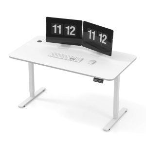 Homall 55-Inch Electrical Adjustable Standing Desk with Splice Board