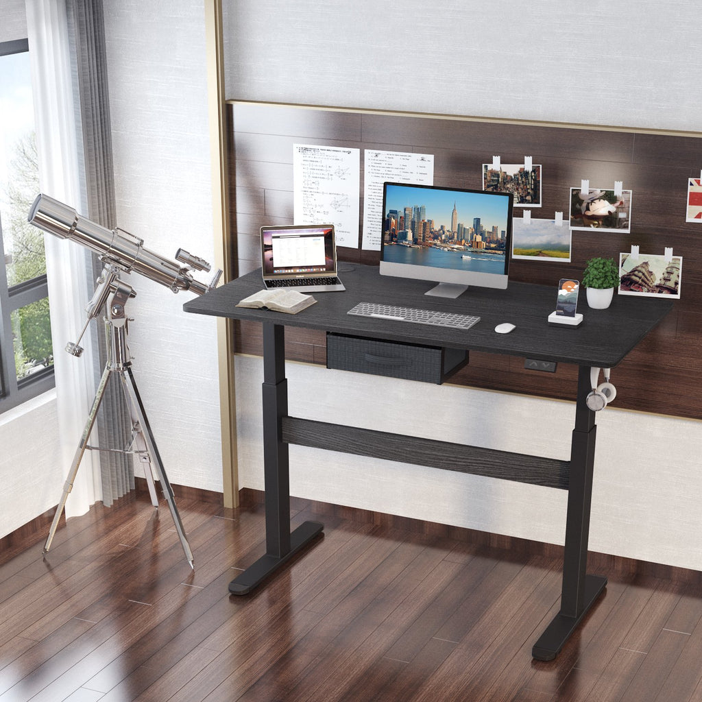 Homall Electrical Adjustable Standing Desk with Drawer, 43.3 Inches