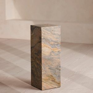 Small Delos Plinth in Brazilian Quartzite