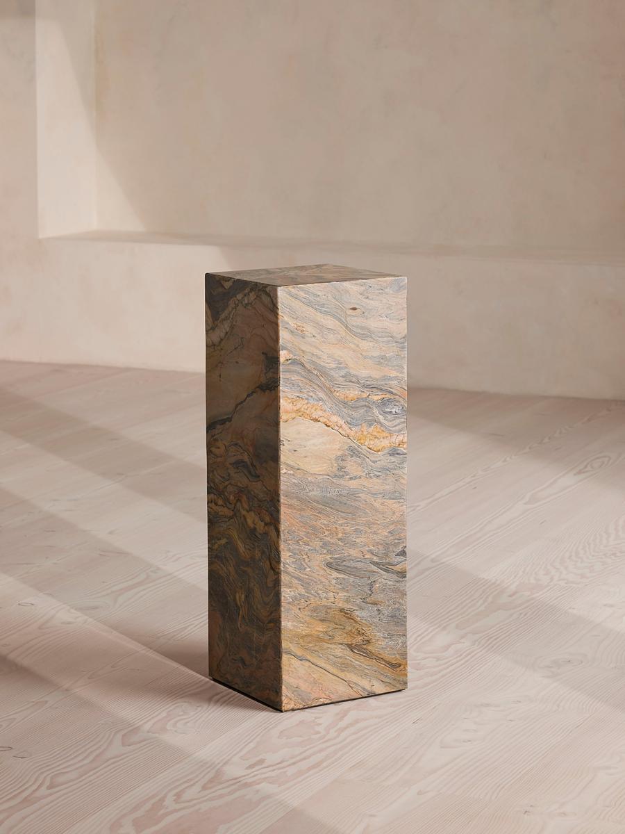 Small Delos Plinth in Brazilian Quartzite